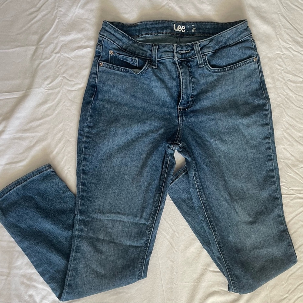 Lee Women's Classic Blue Straight Leg Jeans